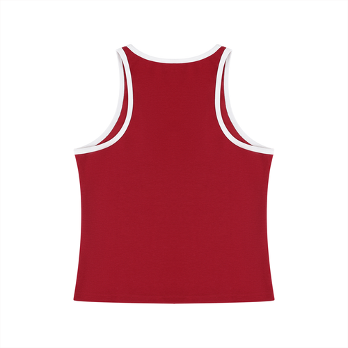 Women's Color Block Cropped Tank Top